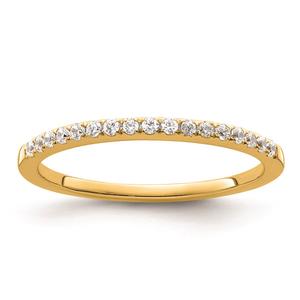 Pure Fire 14kt. Yellow Gold Lab Grown Diamond Wedding Band