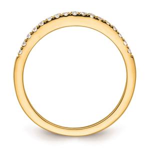 Pure Fire 14kt. Yellow Gold Lab Grown Diamond Wedding Band alternate view