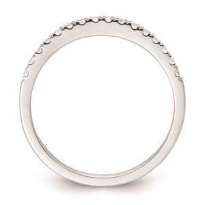 Pure Fire 14kt. White Gold Lab Grown Diamond Polish Wedding Band alternate view