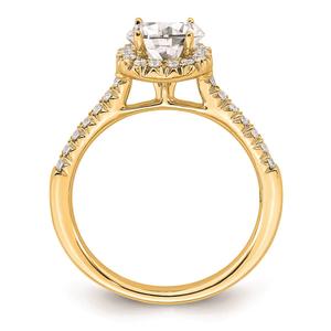 Pure Fire 14kt. Gold Promise Lab Grown Diamond Halo Ring alternate view