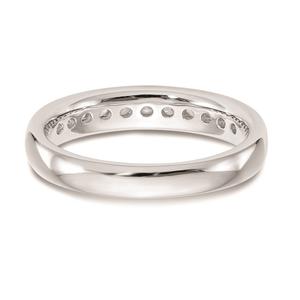 Pure Fire 14kt. White Gold Lab Grown 11-Stone Channel Band alternate view
