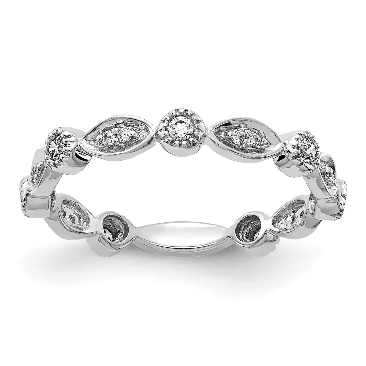 Endless Affection(tm) White Gold Fancy Diamond Ring