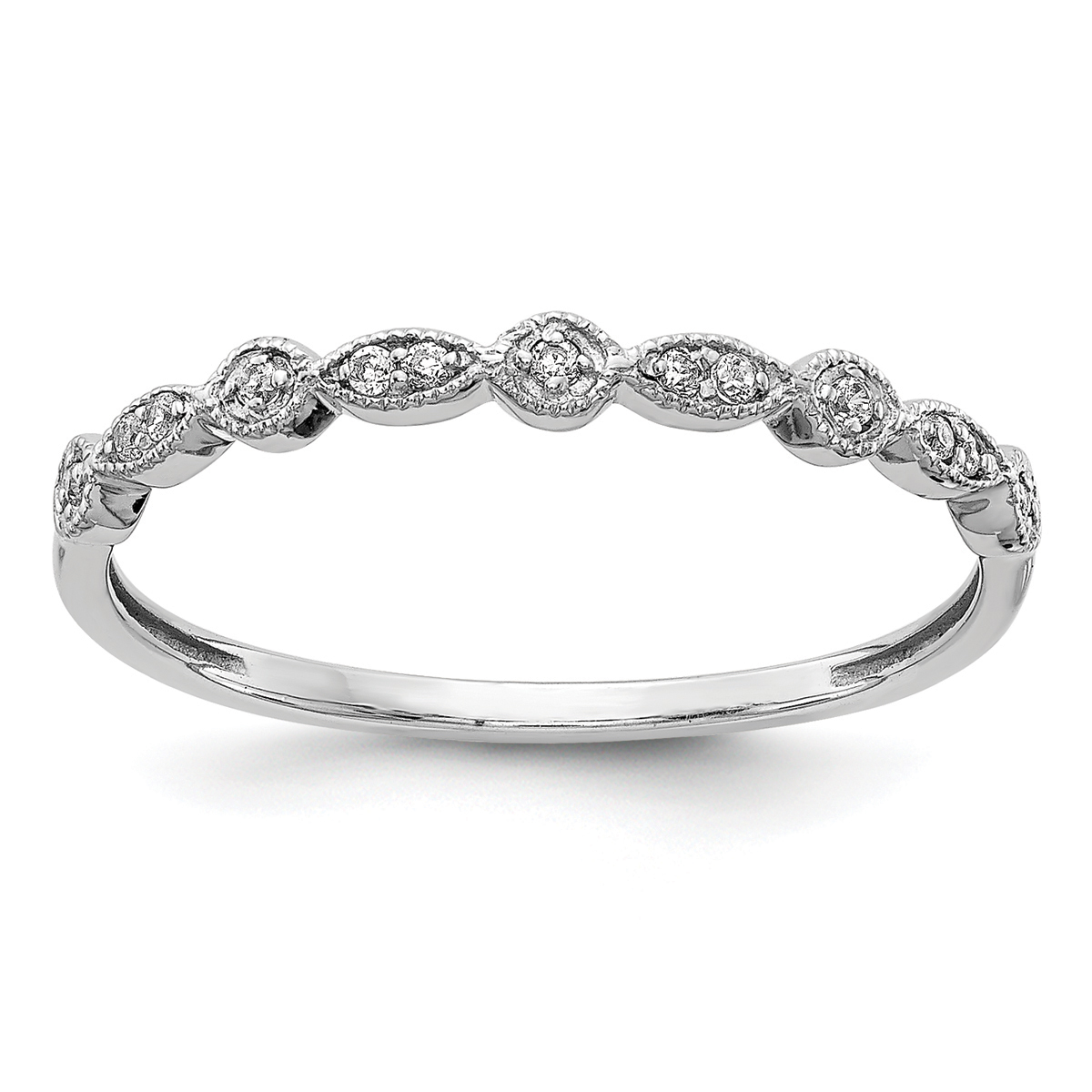 Endless Affection(tm) 14kt. White Gold 2mm Diamond Ring