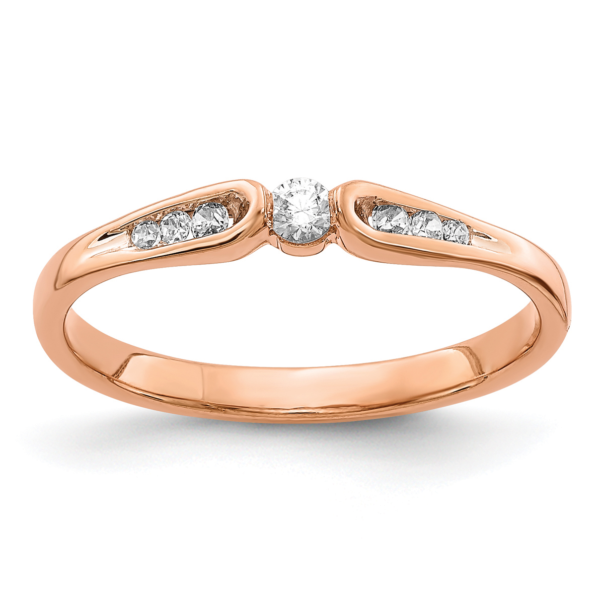 Eternal Promise(tm) 14kt. Rose Gold Diamond Ring