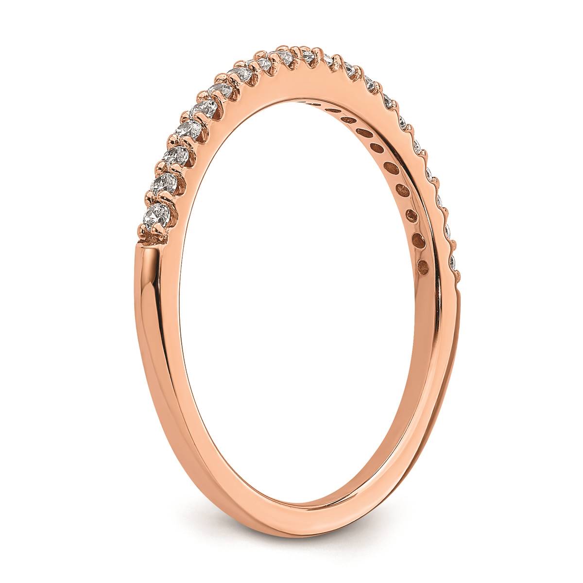Pure Fire 14kt. Rose Gold Lab Grown Diamond Band