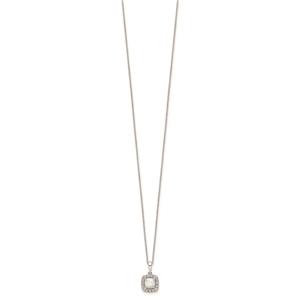 Pure Fire 14kt. White Gold Lab Grown Diamond & Opal Halo Pendant alternate view