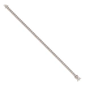 Pure Fire 14kt. White Gold Lab Grown Diamond Illusion Bracelet