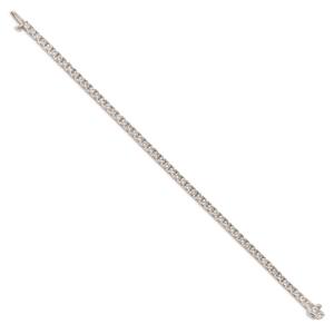 Pure Fire 14kt. White Gold Lab Grown Diamond Tennis Bracelet alternate view