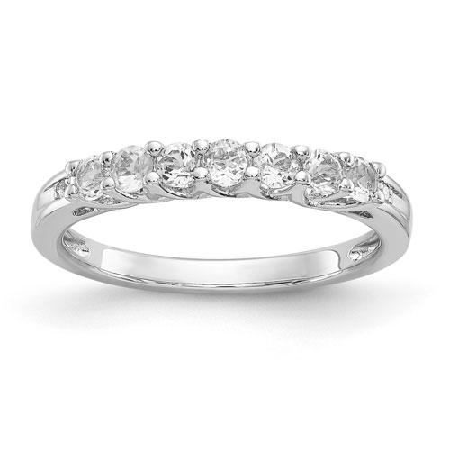 Gemstone Classics(tm) Sterling Silver & White Topaz Ring