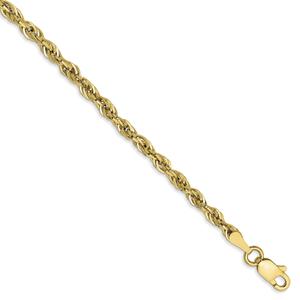 Mens Gold Classics(tm) 10kt. 2.8mm 8in. Semi-Solid Chain Bracelet alternate view
