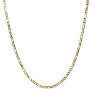 Gold Classics(tm)10kt. 3.5mm Semi-Solid Figaro Chain Bracelet alternate view