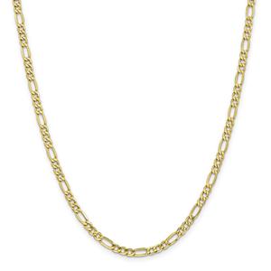 Unisex Diamond Classics(tm) 10kt. 4.2mm 7in. Figaro Chain Bracelet alternate view