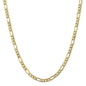 Mens Gold Classics(tm) 10kt. 5.35mm 7in. Figaro Chain Bracelet alternate view