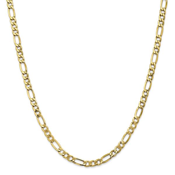Mens Gold Classics(tm) 10kt. 5.35mm 7in. Figaro Chain Bracelet alternate view
