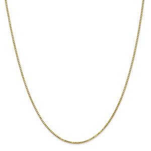 Gold Classics(tm) 10kt. Gold 1.3mm Box Chain Anklet Bracelet alternate view