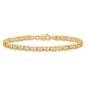 Gold Classics(tm)10kt. Gold 7in. Anchor Chain Link Bracelet