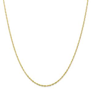 Gold Classics(tm) 10kt. 1.5mm Rope Chain Ankle Bracelet alternate view