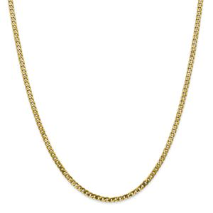Gold Classics(tm)10kt. 2.9mm Flat Beveled Curb Chain Bracelet alternate view