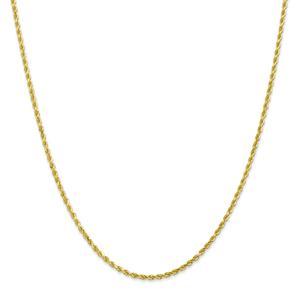 Gold Classics(tm) 10kt. 2mm 7in. Diamond-Cut Chain Bracelet alternate view