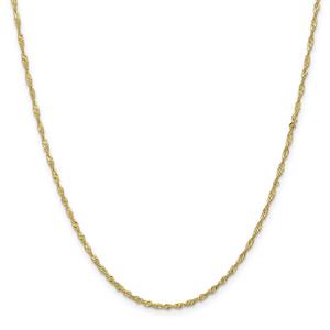 Gold Classics(tm) 10kt. Gold 7in. Singapore Chain Bracelet alternate view