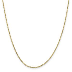 Gold Classics(tm) 10kt. Gold 1.65mm 9in. Cable Chain Ankle Bracelet alternate view