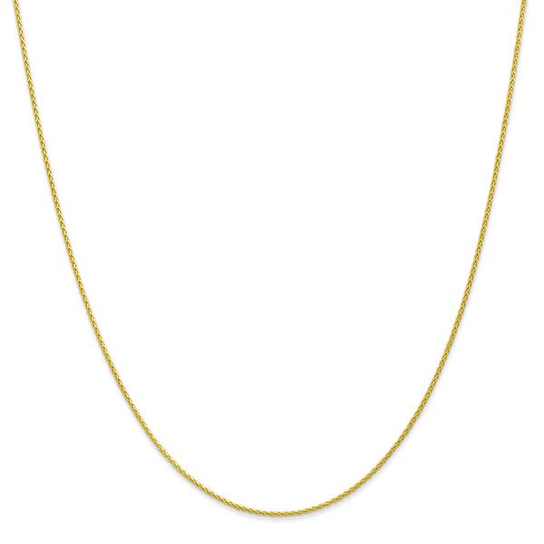 Gold Classics(tm) 10kt. 10in. Parisian Wheat Chain Ankle Bracelet alternate view