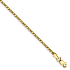 Gold Classics(tm) 10kt. 7in. Parisian Wheat Chain Bracelet