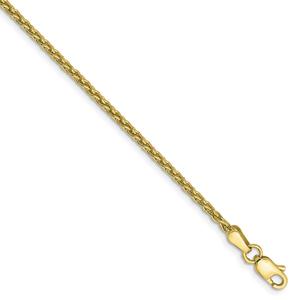 Gold Classics(tm) 10kt. Parisian Wheat Chain 8in. Bracelet