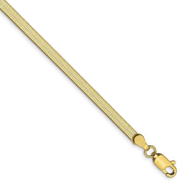 Gold Classics(tm) 10kt. 3.0mm 7in. Silky Herringbone Bracelet alternate view