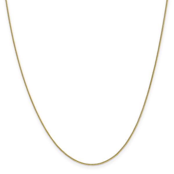 Gold Classics(tm) 10kt. 0.85mm Spiga Pendant Chain Ankle Bracelet alternate view