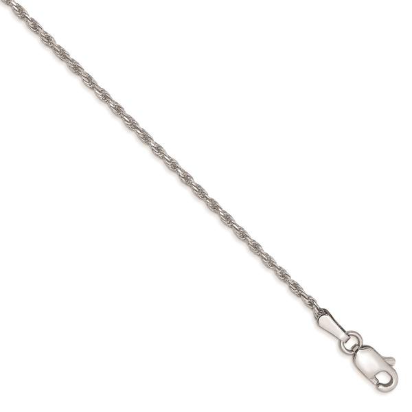 Gold Classics(tm) 10kt. White Gold 1.3mm 9in. Ankle Bracelet