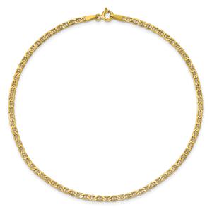 Gold Classics(tm) 2.40mm. Semi-Solid Anchor Chain Bracelet
