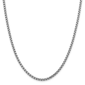 Gold Classics(tm) 3.6mm. White Gold Semi-Solid Box Bracelet alternate view
