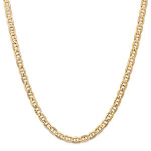 Gold Classics(tm) 6.25mm. Concave Anchor Chain Bracelet alternate view