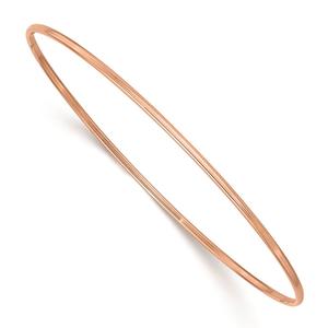 Gold Classics(tm) 14kt. Rose Gold Polished Slip-On Bangle Bracelet