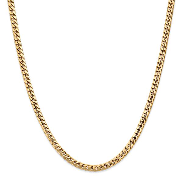 Gold Classics(tm) 4.3mm. 14kt. Solid Miami Cuban Chain Bracelet alternate view