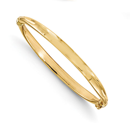 Gold Classics(tm) 14kt. Polished Hinged Bangle