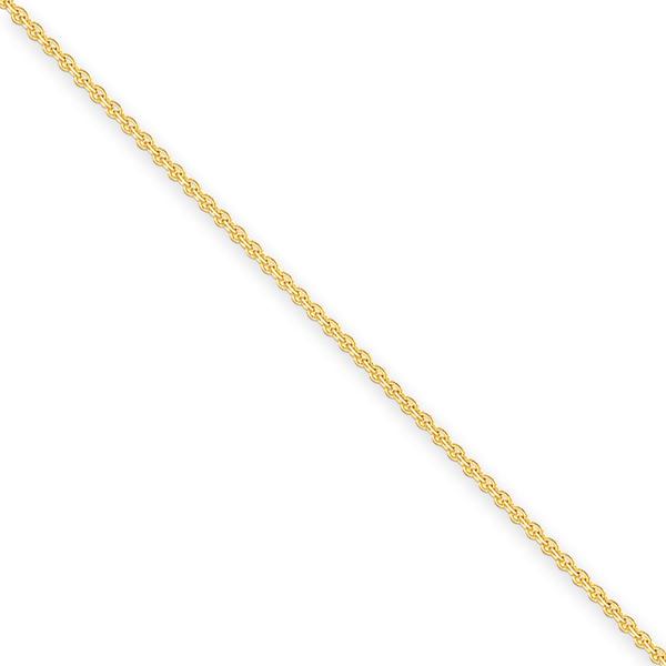 Gold Classics(tm) 1.8mm. Solid Polished Cable Chain Anklet