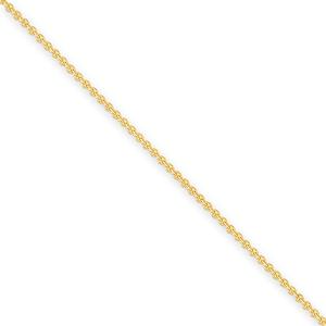 Gold Classics(tm) 1.8mm. Solid Polished Cable Chain Anklet