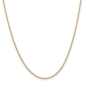Gold Classics(tm) 1.4mm. 14kt. Gold Cable Chain Anklet alternate view
