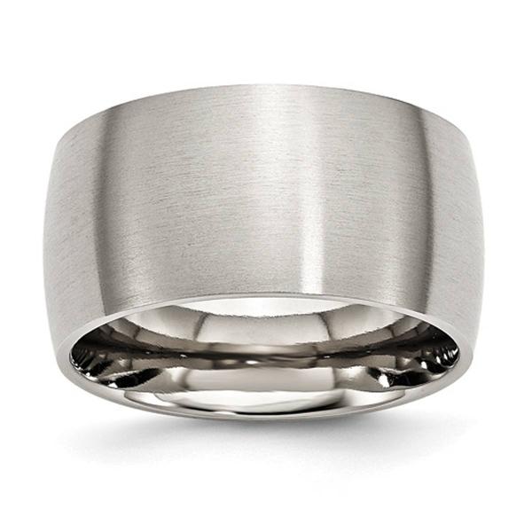 Mens Gentlemen's Classics(tm) Stainless Steel Brushed Wedding Band