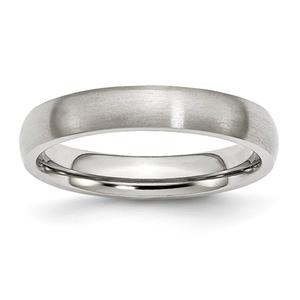 Mens Gentlemen's Classics(tm) Stainless Steel Brushed 4mm Band