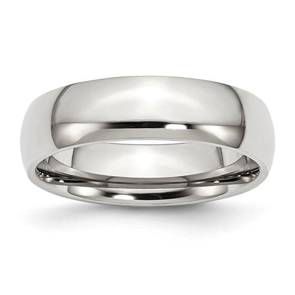 Mens Gentlemen's Classics(tm) Classic Stainless Steel Wedding Band