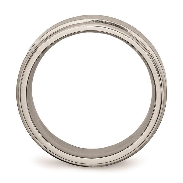 Mens Endless Affection(tm) Engravable 8mm Satin Finish Wedding Band alternate view