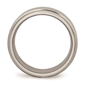 Mens Endless Affection(tm) Engravable 8mm Satin Finish Wedding Band alternate view