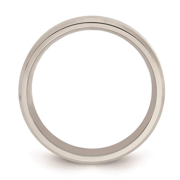Mens Endless Affection(tm) Highly Polished 6mm Beveled Edge Band alternate view