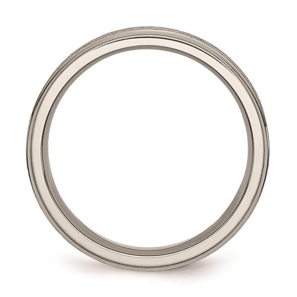 Mens Endless Affection(tm) Engravable 6mm Satin Finish Wedding Band alternate view