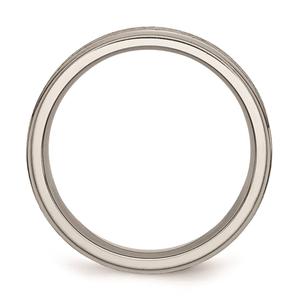 Mens Endless Affection(tm) Engravable 6mm Satin Finish Wedding Band alternate view