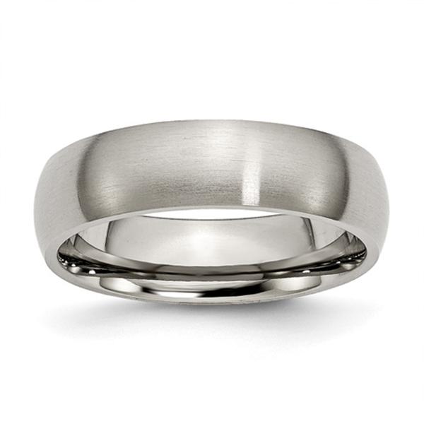 Mens Endless Affection(tm) 6mm Titanium Brushed Wedding Band