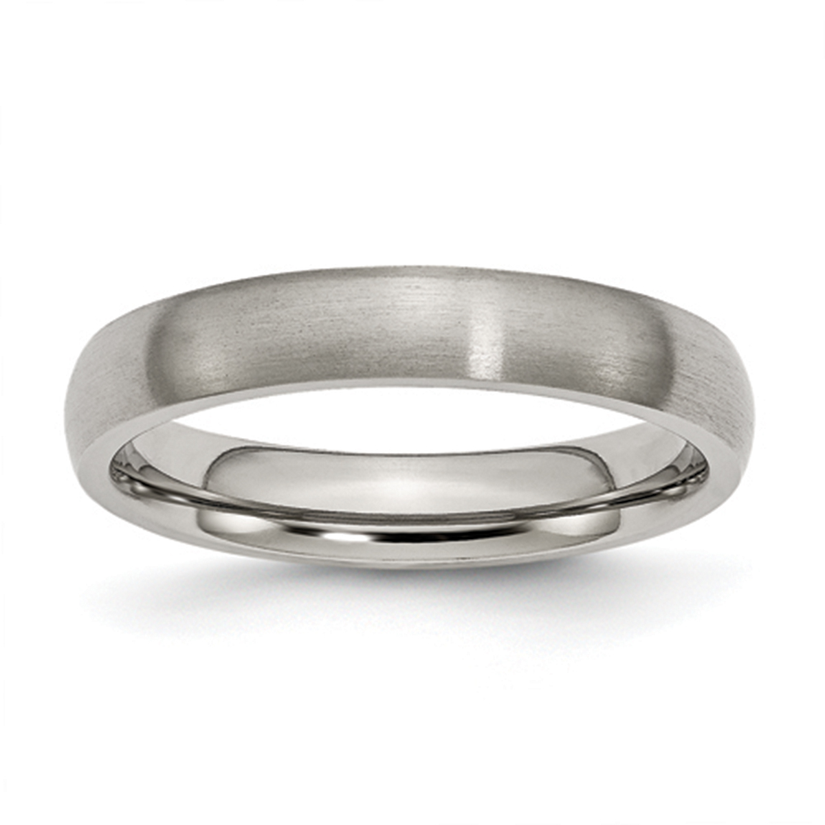 Mens Endless Affection(tm) Titanium 4mm Brushed Band